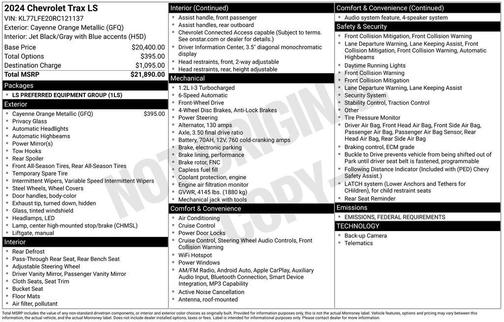 2024 Chevrolet Trax LS