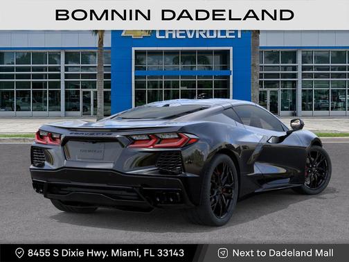 Black 2026 Chevrolet Corvette Stingray w/1LT