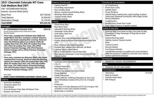 2021 Chevrolet Colorado WT