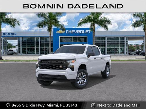 Summit White 2026 Chevrolet Silverado 1500 Custom