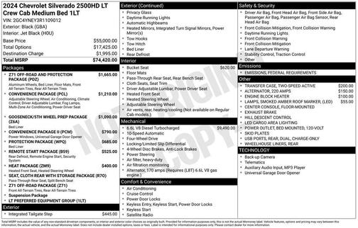 2024 Chevrolet Silverado 2500 LT
