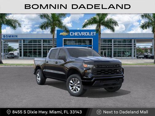 Black 2026 Chevrolet Silverado 1500 Custom