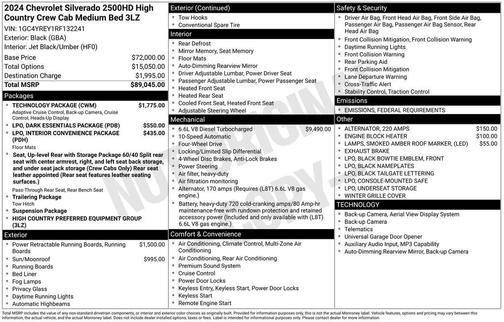 2024 Chevrolet Silverado 2500 High Country