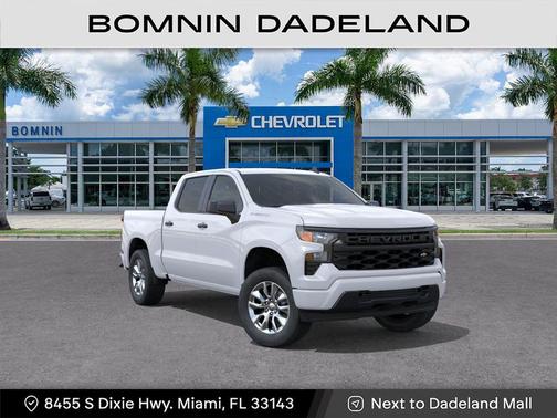 Summit White 2026 Chevrolet Silverado 1500 Custom