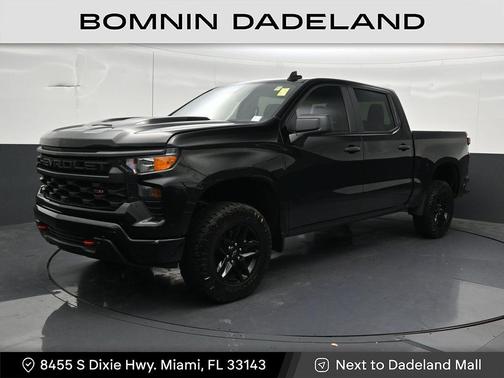 Black 2025 Chevrolet Silverado 1500 Custom Trail Boss