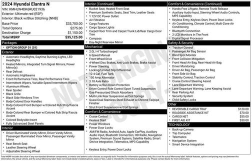 2024 Hyundai ELANTRA N Base