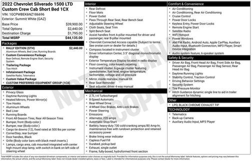2022 Chevrolet Silverado 1500 Custom