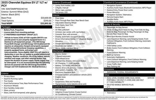 2025 Chevrolet Equinox EV LT