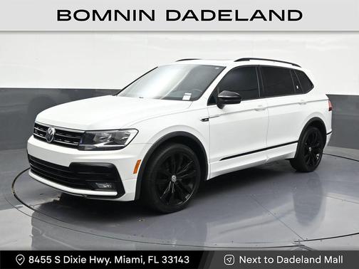 Pure White 2020 Volkswagen Tiguan 2.0T SE R-Line Black 4MOTION