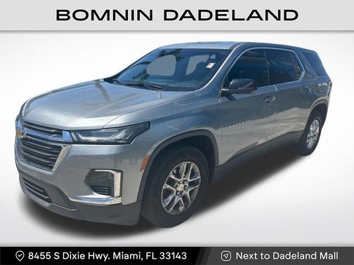 Sterling Gray Metallic 2023 Chevrolet Traverse LS