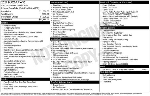 2021 Mazda CX-30 2.5 S