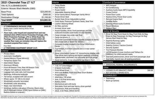 2021 Chevrolet Trax LT