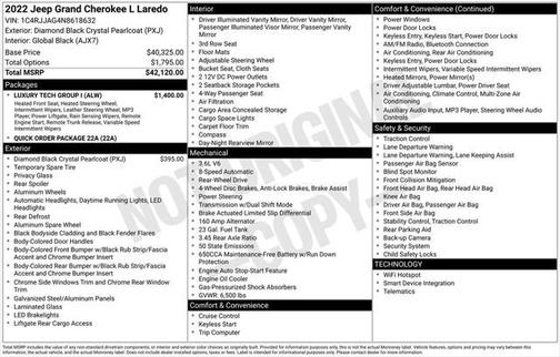 2022 Jeep Grand Cherokee L Laredo