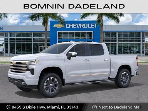 Polar White 2026 Chevrolet Silverado 1500 High Country