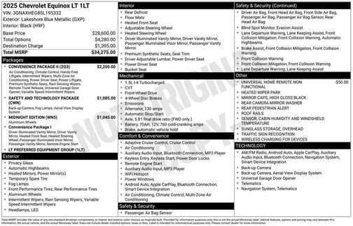 2025 Chevrolet Equinox 1LT