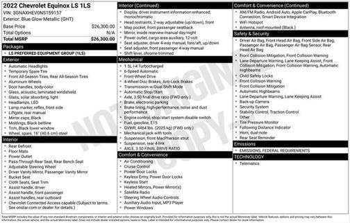 2022 Chevrolet Equinox LS