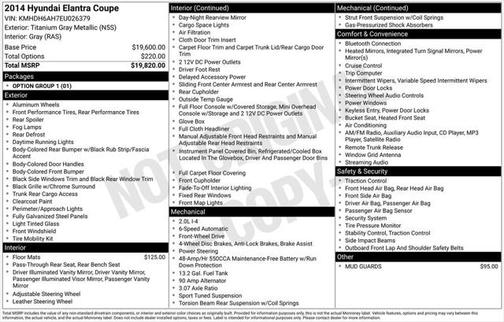 2014 Hyundai ELANTRA SE