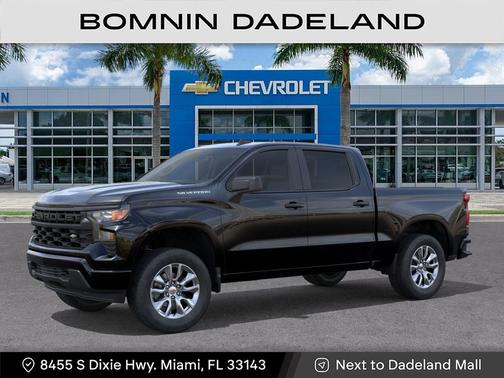 Black 2026 Chevrolet Silverado 1500 Custom
