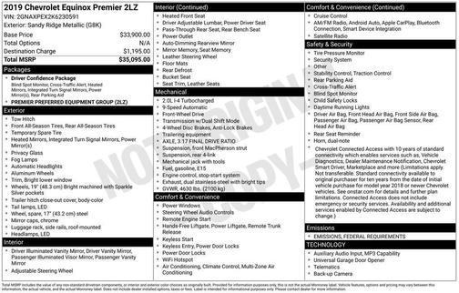 2019 Chevrolet Equinox Premier w/2LZ