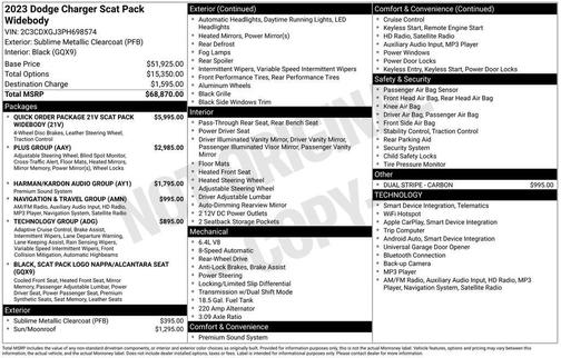 2023 Dodge Charger R/T Scat Pack