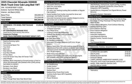 2025 Chevrolet Silverado 3500 WT