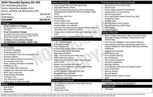 2024 Chevrolet Equinox RS