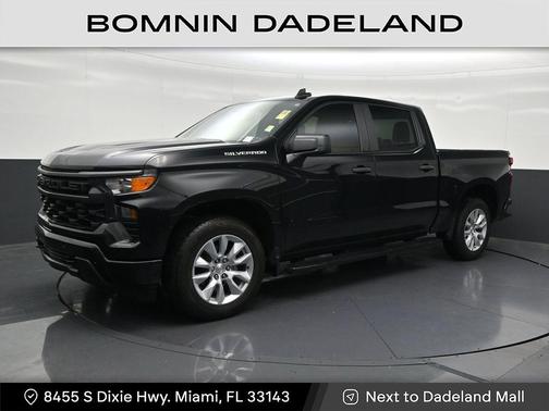 Black 2023 Chevrolet Silverado 1500 Custom
