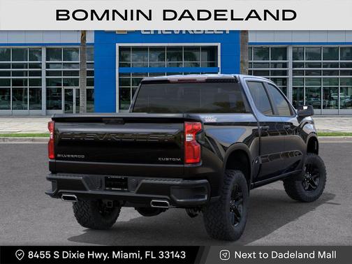 Black 2026 Chevrolet Silverado 1500 Custom Trail Boss