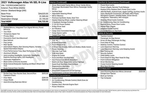 2021 Volkswagen Atlas 3.6L SEL