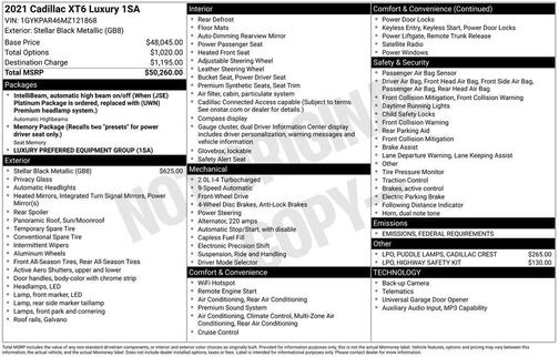 2021 Cadillac XT6 Luxury FWD