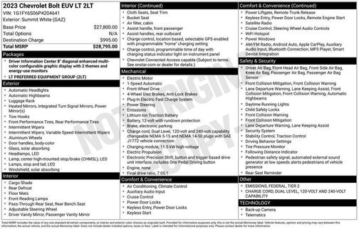 2023 Chevrolet Bolt EUV LT