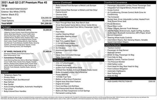 2021 Audi Q3 Premium Plus
