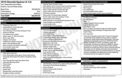 2018 Chevrolet Equinox LS