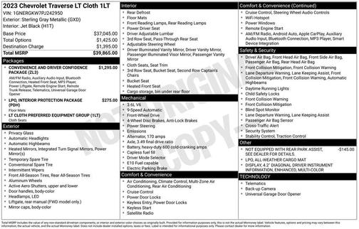 2023 Chevrolet Traverse LT