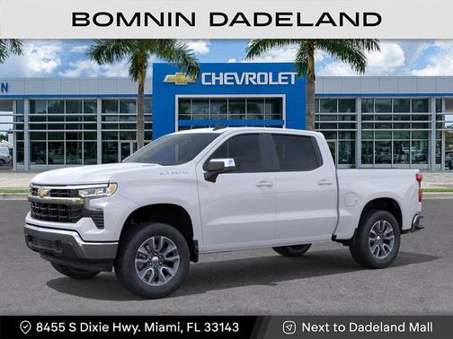 Summit White 2026 Chevrolet Silverado 1500 LT