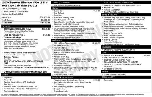 2025 Chevrolet Silverado 1500 LT Trail Boss
