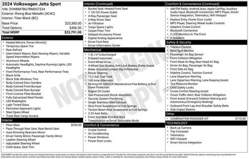 2024 Volkswagen Jetta 1.5T Sport