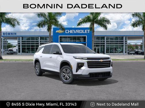 Summit White 2026 Chevrolet Traverse LT