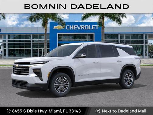 Summit White 2026 Chevrolet Traverse LT