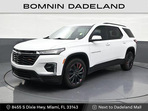 Summit White 2024 Chevrolet Traverse RS