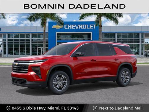 Radiant Red 2026 Chevrolet Traverse LT