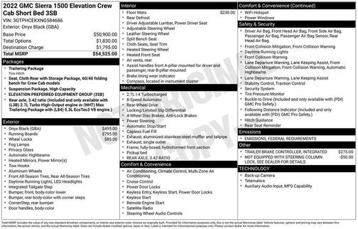 2022 GMC Sierra 1500 Elevation