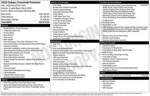 2023 Subaru Crosstrek Premium