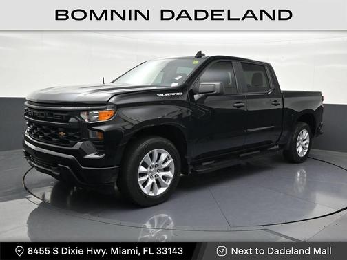 Black 2024 Chevrolet Silverado 1500 Custom