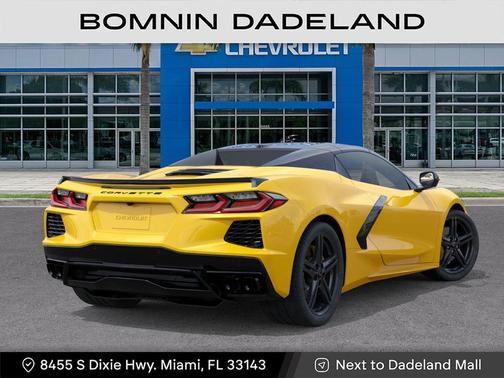 Yellow 2026 Chevrolet Corvette Stingray w/1LT