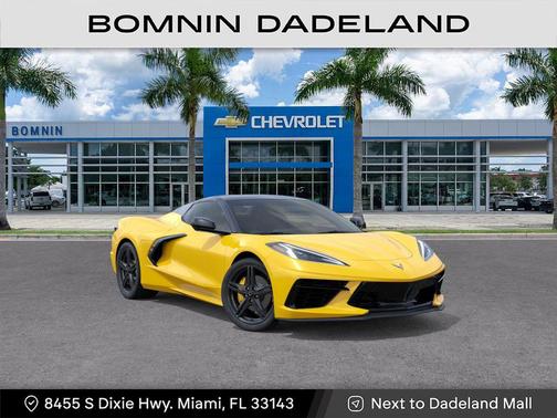 Yellow 2026 Chevrolet Corvette Stingray w/1LT