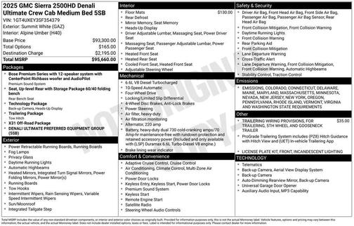 2025 GMC Sierra 2500 Denali Ultimate