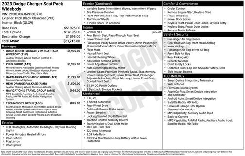 2023 Dodge Charger R/T Scat Pack