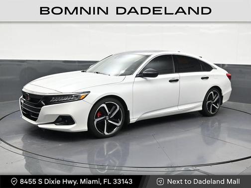 White 2022 Honda Accord Sport 2.0T