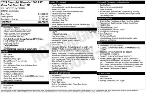 2021 Chevrolet Silverado 1500 RST